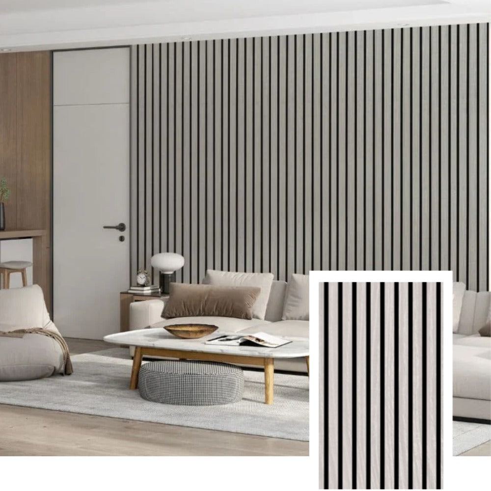 WoodVanta™ Professional Acoustic Slat Panel — Natural Oak (2.7 × 1.10 m)